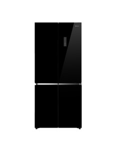 Frigorífico cuatro puertas 190x84 cm E Cristal Negro