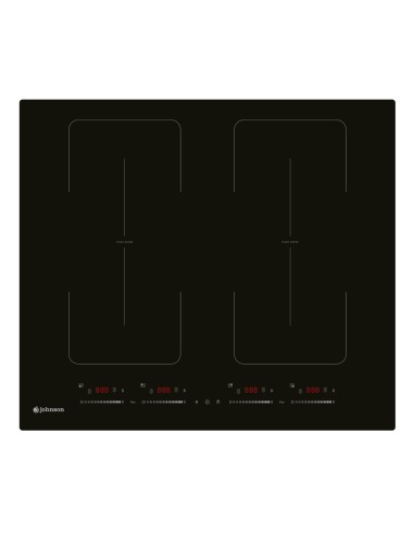 Placa de inducción flexible 60 cm 2 zonas de cocinado