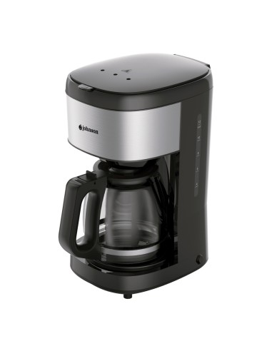 Cafetera de goteo 1,5 litros negra e inox