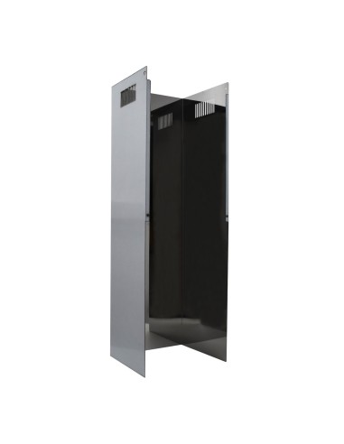 Tubo decorativo prolongador 1 m Inox