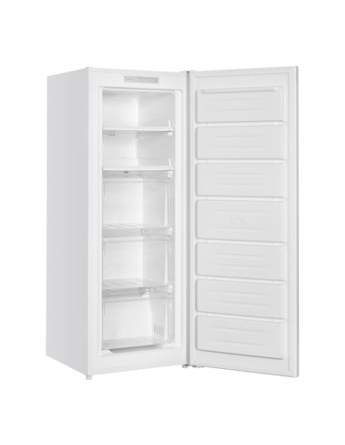 Congelador vertical de 1 puerta 143x54 cm E Blanco