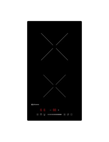 Placa de inducción 30 cm 2 zonas de cocinado