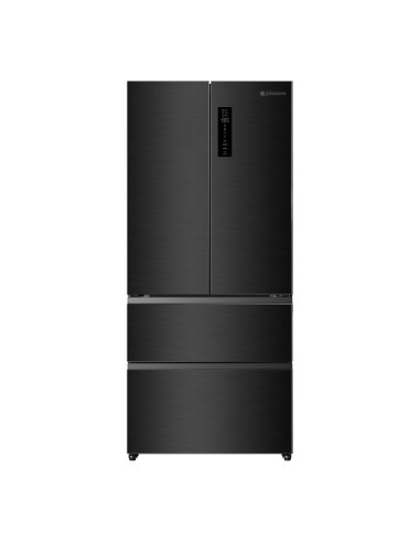 Frigorífico francés 190x84 cm 2 puertas 2 cajones E Dark Inox