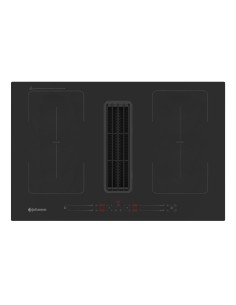 Placa de inducción flexible con extracción 80 cm 4 zonas de cocinado