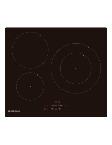 Placa de inducción 60 cm 3 zonas de cocinado